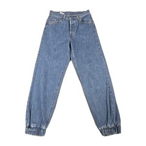 Levi's 501 Big E Womens Jeans W25‎ Button Fly Red Tab Waterless Denim